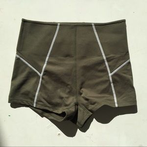 athleisure cheeky bike shorts